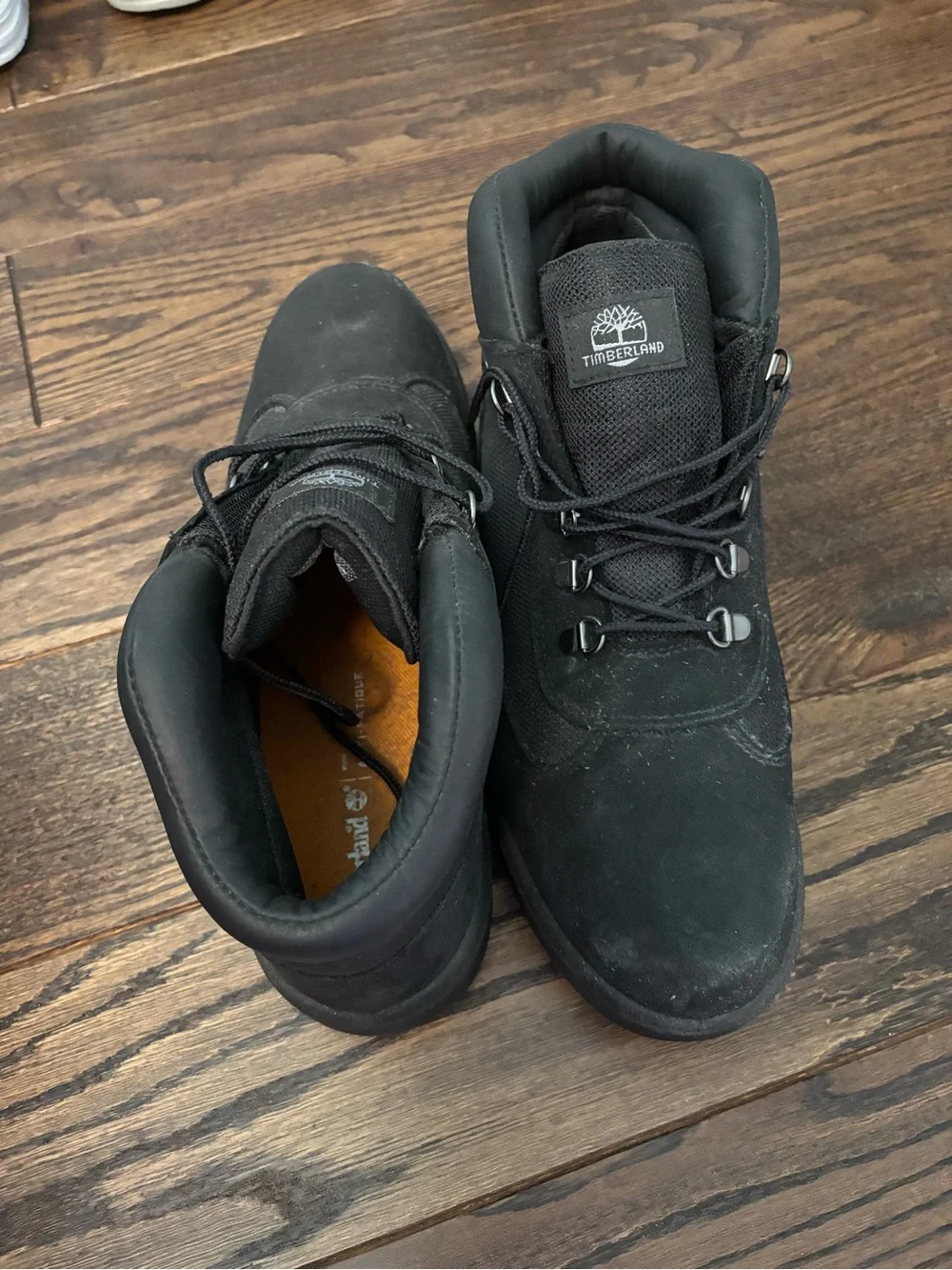 New! Timberland Men's Black Waterproof Hiking Boots